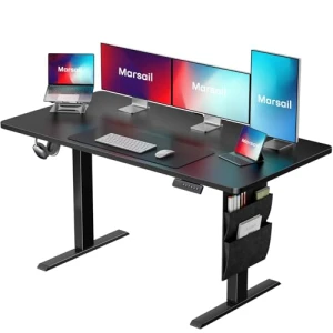 Electric Standing Desk with Memory Presets, Storage Bag & Cable Management — Standing Desk, Marsail