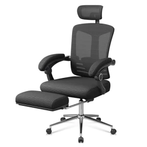 Ergonomic Mesh Office Desk Chair with Footrest — Ergonomic Chair, DEVAISE