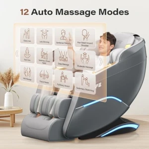 Full Body Massage Chair with Zero Gravity Recliner, Body Scan, and Heating, TLIFE