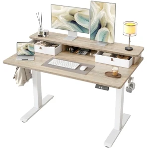 Standing Desk with Two Drawers — Standing Desk, TIQLAB