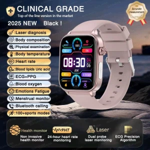 Smart Watch with ECG+PPG and AI Health Diagnostics, SAMS Online