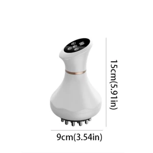 Electric Rechargeable Meridian Brush Multifunctional Massager Vacuum Therapy Device, quanyu