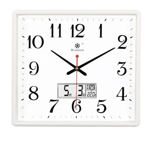 Rectangular Wall Calendar Clock, Perfect floor mat