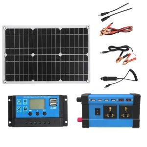 Solar Power System Inverter with Smart LCD Display — Solar Charge Controller, Optimized General