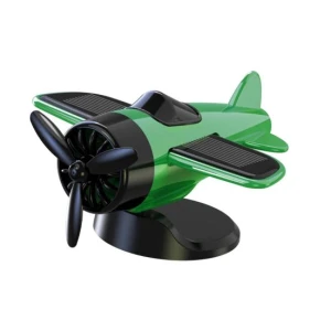 Solar-Powered Airplane Car Decor, Party&Festival Supplies