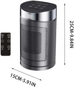 Portable Electric Smart Desk Heater, Aura Living