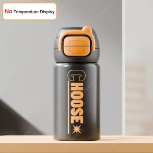 Smart Coffee Cup with LED Temperature Display, Cozy Cottage-Relax