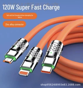 Super Fast 3-in-1 Charging Cable, AI Supermarket