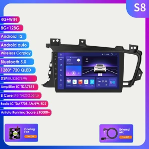 Car Multimedia Player with Android Auto — Car Infotainment System, Hizpo
