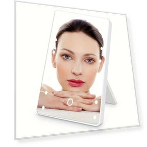 Makeup Mirror with 16 LEDs — Compact & Travel, Makeup Kits