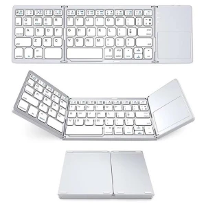 Portable Mini Tri-Fold Bluetooth Keyboard — Bluetooth Keyboard, Happy Super Creative