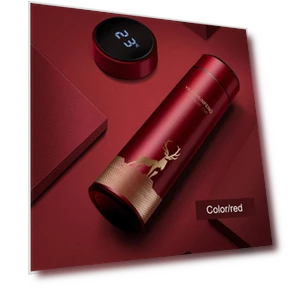 Smart Temperature Display Insulated Cup — Beverage Warmers, Refreshing Home