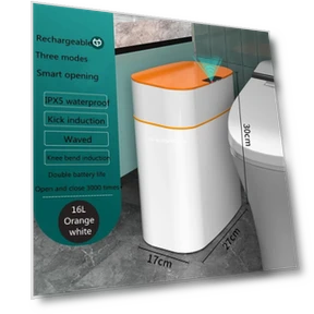 Smart Trash Bin — Waste Management Solutions, boho berry