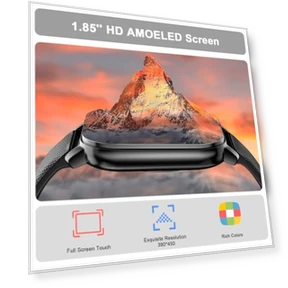 Smart Watch with AMOLED Display, Fitness Tracker, and Bluetooth Calling — Smartwatches, MFVLP