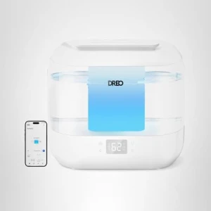 Smart Humidifier with Top Fill, 36-Hour Runtime, and Voice Control — Humidifier, Dreo