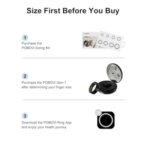 Smart Ring - Sleep, Fitness, Stress, Heart Rate Tracker — Smart Ring, POBOVi