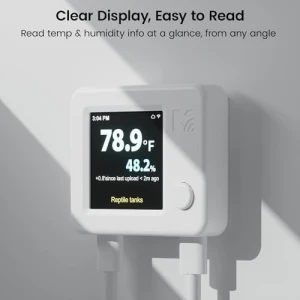 WiFi Reptile Hygrometer Indoor Thermometer, MOCREO