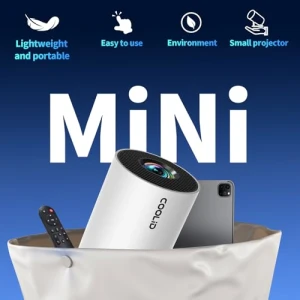 Mini Projector with Auto Keystone and 180° Rotation — Smart Projector, coolid