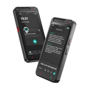Voice Recorder with AI Transcription, Summary, and Translation — Translator Device, Rpbznr