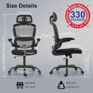 Ergonomic Desk Chair with Lumbar Support — Ergonomic Chair, TRALT