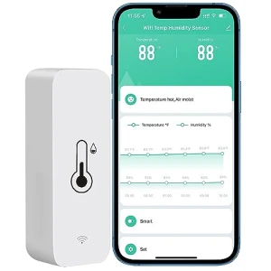 WiFi Thermometer Hygrometer Sensor — Humidifier, PHOVOLT