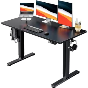 Electric Standing Desk with Whole Piece Desktop — Standing Desk, HUANUO