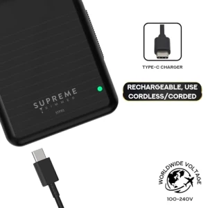 Rechargeable Electric Foil Shaver, Supreme Trimmer