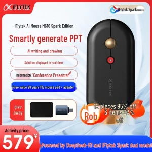 Spark Edition AI Smart Office Mouse, iFLYTEK