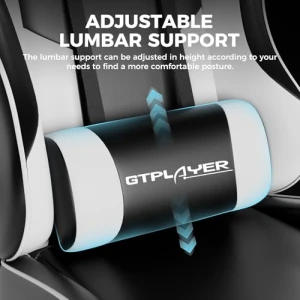 Gaming Chair with Footrest and Lumbar Support — Ergonomic Chair, GTPLAYER