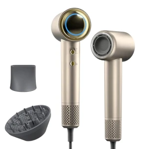 Professional High-Speed Ionic Blow Dryer with Magnetic Diffuser, TIDEWAY