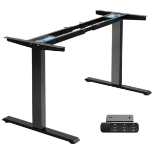 Dual Motor Electric Adjustable Standing Desk Frame — Standing Desk, TopSky