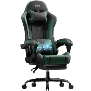 Ergonomic Gaming Chair with Massage Lumbar Support — Ergonomic Chair, HLDIRECT