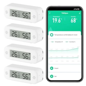 Digital Thermometer Hygrometer — Humidifier, Zecamin