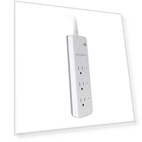 Smart Wi-Fi 3 Outlet Power Strip — Power Solutions & Surge Protection, Energizer Connect