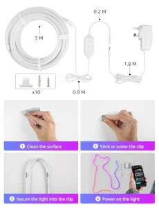 AI Smart RGB Rope Lights — LED Strip Lights, Lepro