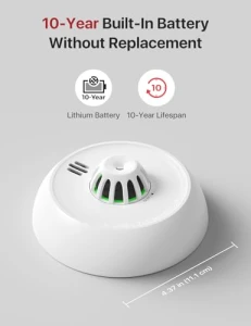 Smart Heat Alarm with 10-Year Sealed Battery, X-Sense
