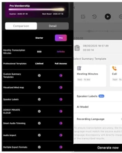 Voice Recorder with AI Transcription and Summarization — Translator Device, THTE