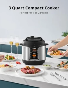 7-in-1 Small Electric Pressure Cooker — Multicooker, COMFEE'