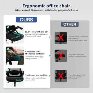 Ergonomic Office Chair with Adjustable Lumbar Support and Breathable Mesh — Ergonomic Chair, Nexthro