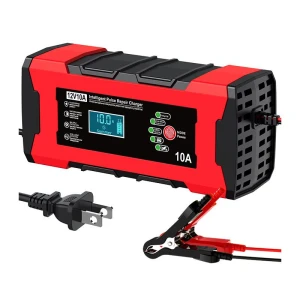 Smart Fast Car Battery Charger with Touch Screen, JadeBamboo Chargers Warehouse