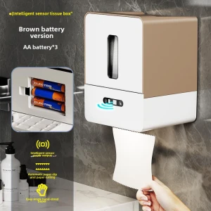 Automatic Wall-Mounted Toilet Paper Dispenser — Automatic Soap Dispenser, Golden Fern