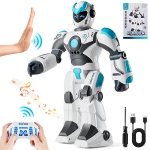 RC Robot Toy Talking Dancing Gesture and Voice Remote Control Programmable — Robot Pet, VEVOR