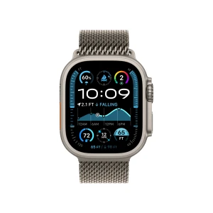 Watch Ultra 2 GPS + Cellular, 49mm, Beige Titanium Case, Beige Milanese Loop, M — Smart Watch, Apple