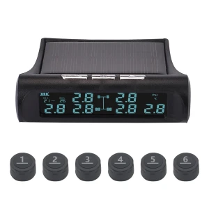 Wireless Tire Pressure Monitoring System for 6-Wheel Vehicles — TPMS