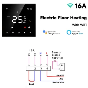 Smart Thermostat for Water Electric Gas Boiler — Smart Thermostat, Build My Home