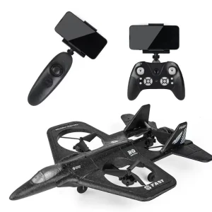 WiFi FPV Gravity Sensor EVA Fighter with HD Camera Gliding Hovering 360° Roll Turbofans Motors RC Remote Control Drone — Drone, LH