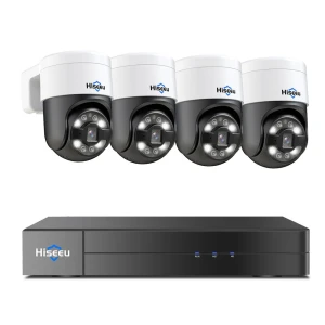 5MP IP Camera with AI Human Tracking and Two-Way Audio — Security Camera, Hiseeu