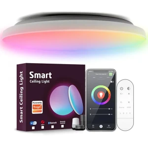 Smart RGBCW LED Ceiling Light — Smart Light Bulb, LIXINCORDA