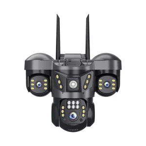 Triple Lens Surveillance Camera — Security Camera, Guudgo