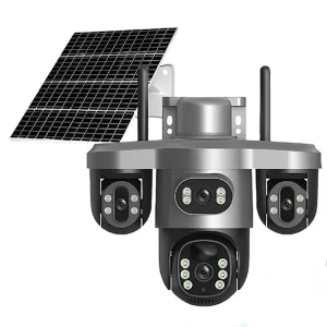 Solar Powered PTZ Camera — Security Camera